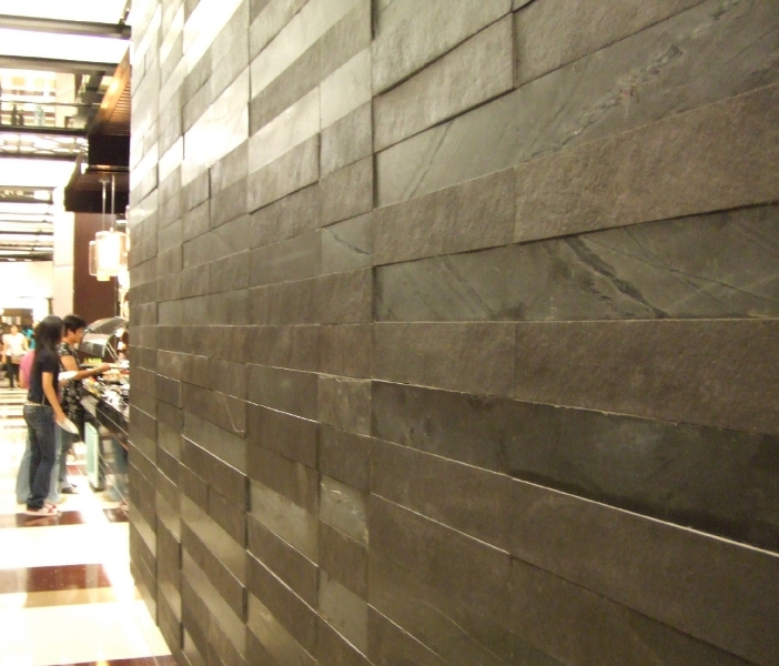 Grand Lisboa Makao – Riverstone akmens sienų apdaila restorano interjere